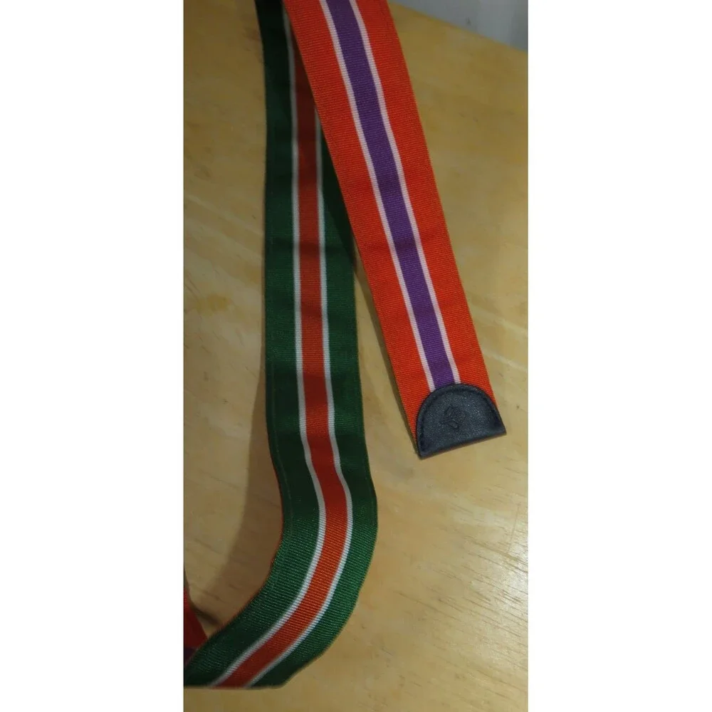 Brooks Brothers Grosgrain Social Primer Collection Reversible Ribbon Belt Medium